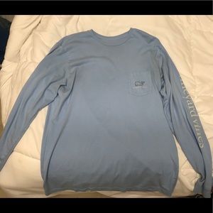 Light Blue Vineyard Vines Long Sleeve Shirt